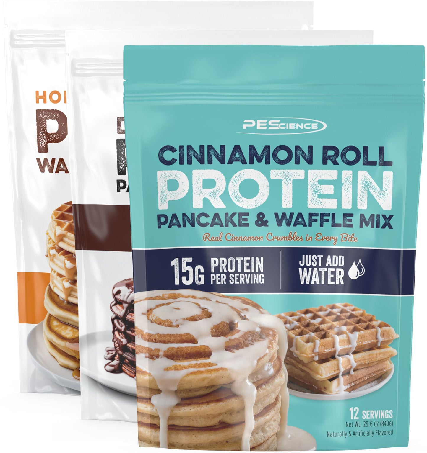 PEScienceCA Protein Pancake & Waffle Mix Variety Pack 36