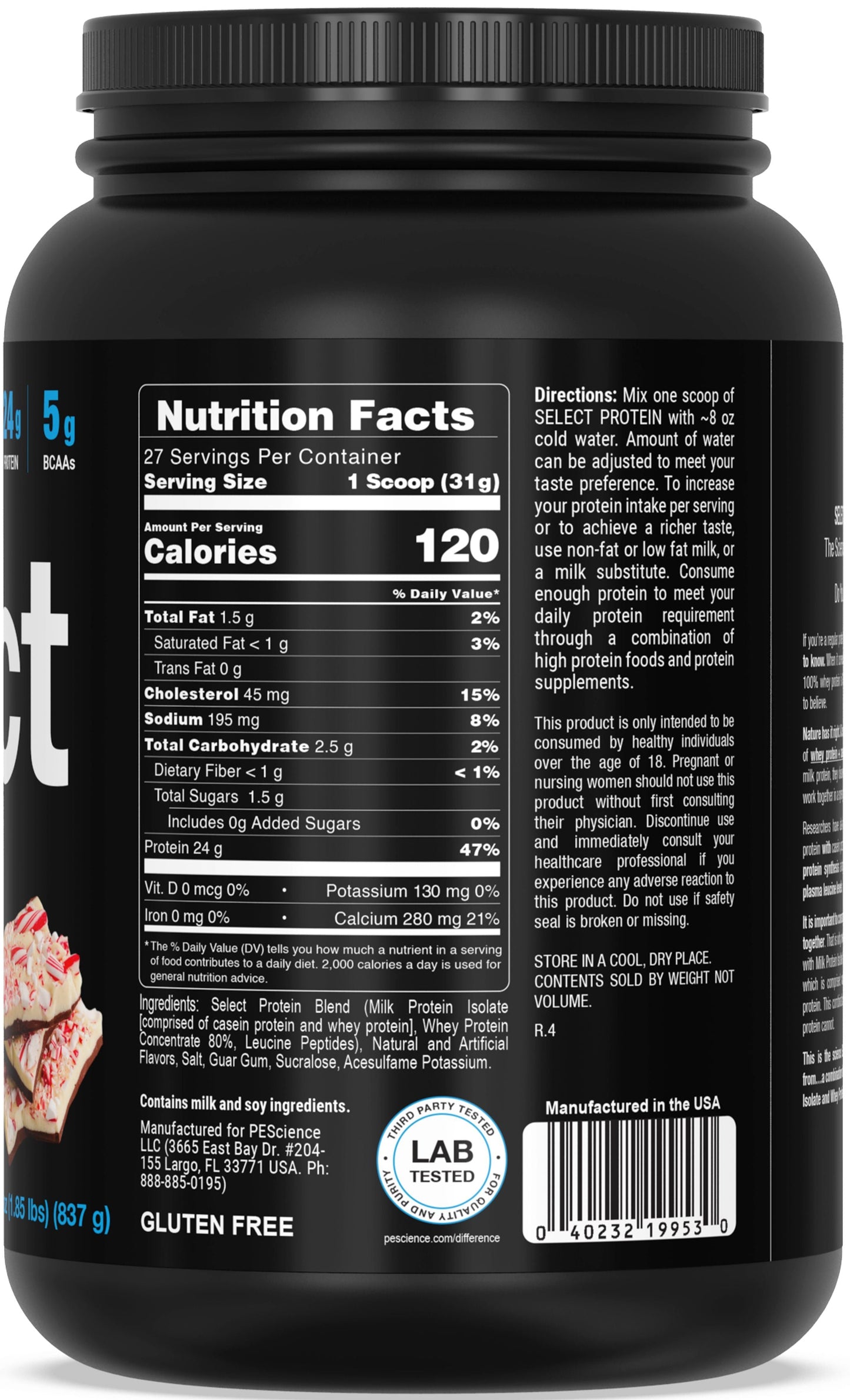 PEScienceCA Select Protein Powder 