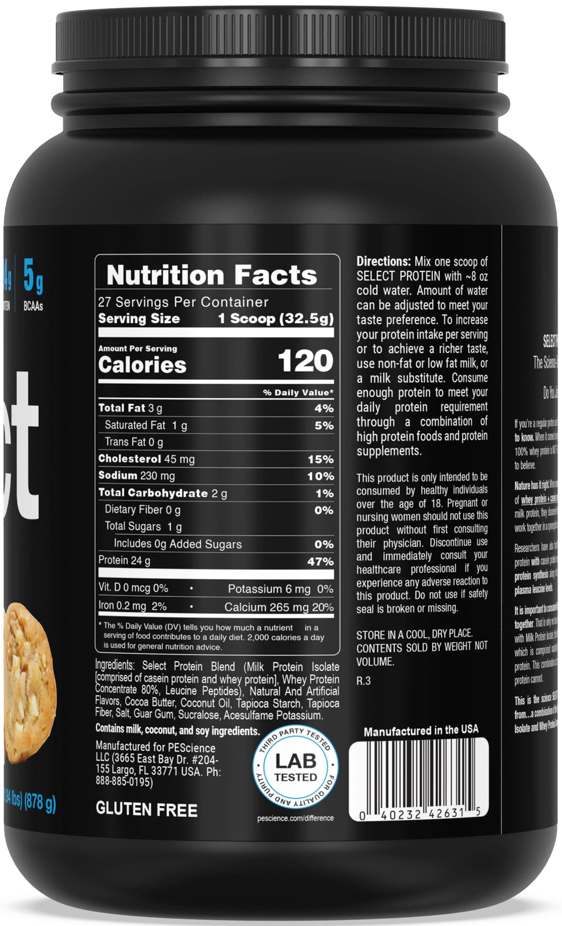 PEScienceCA Select Protein Powder 