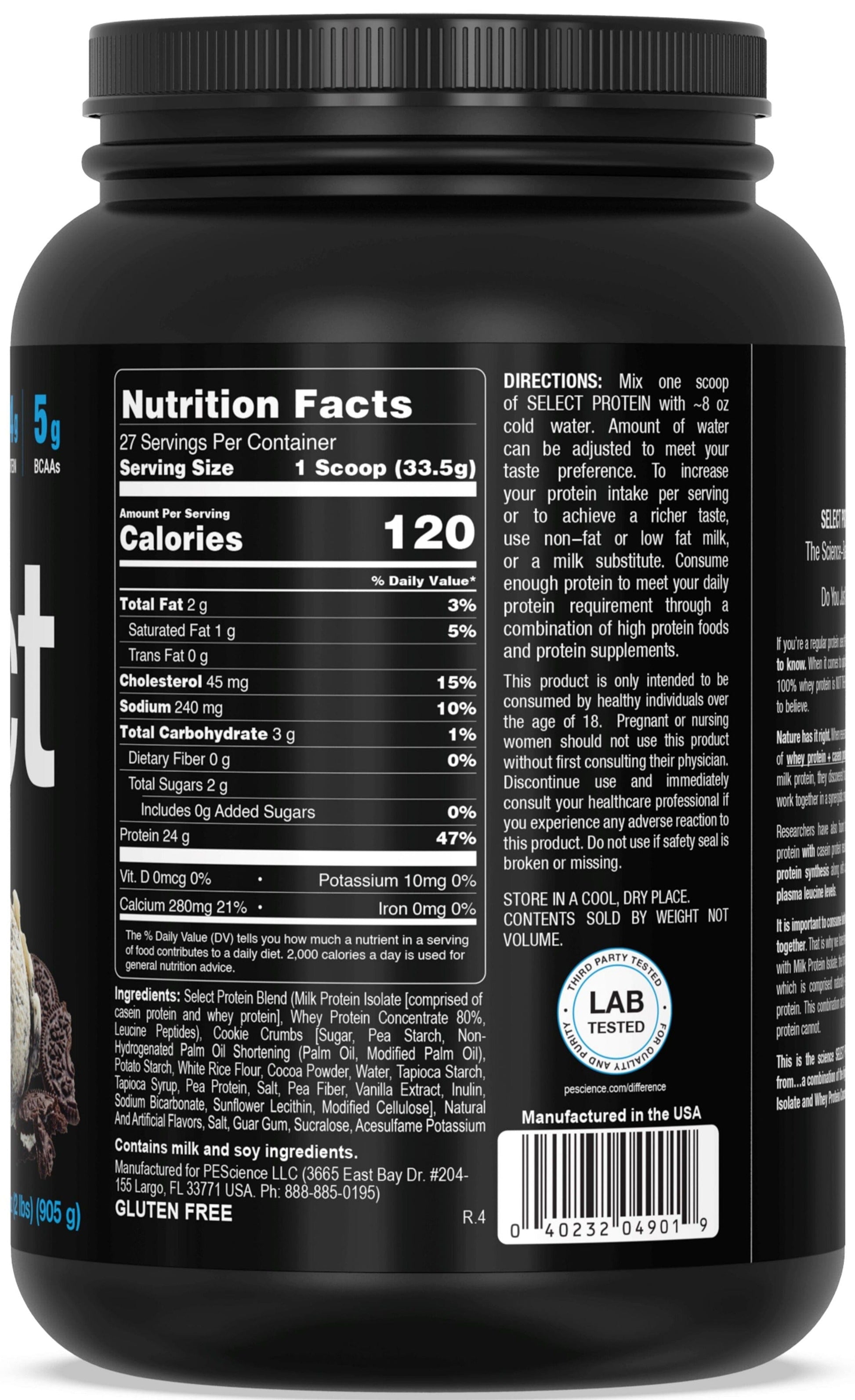 PEScienceCA Select Protein Powder 