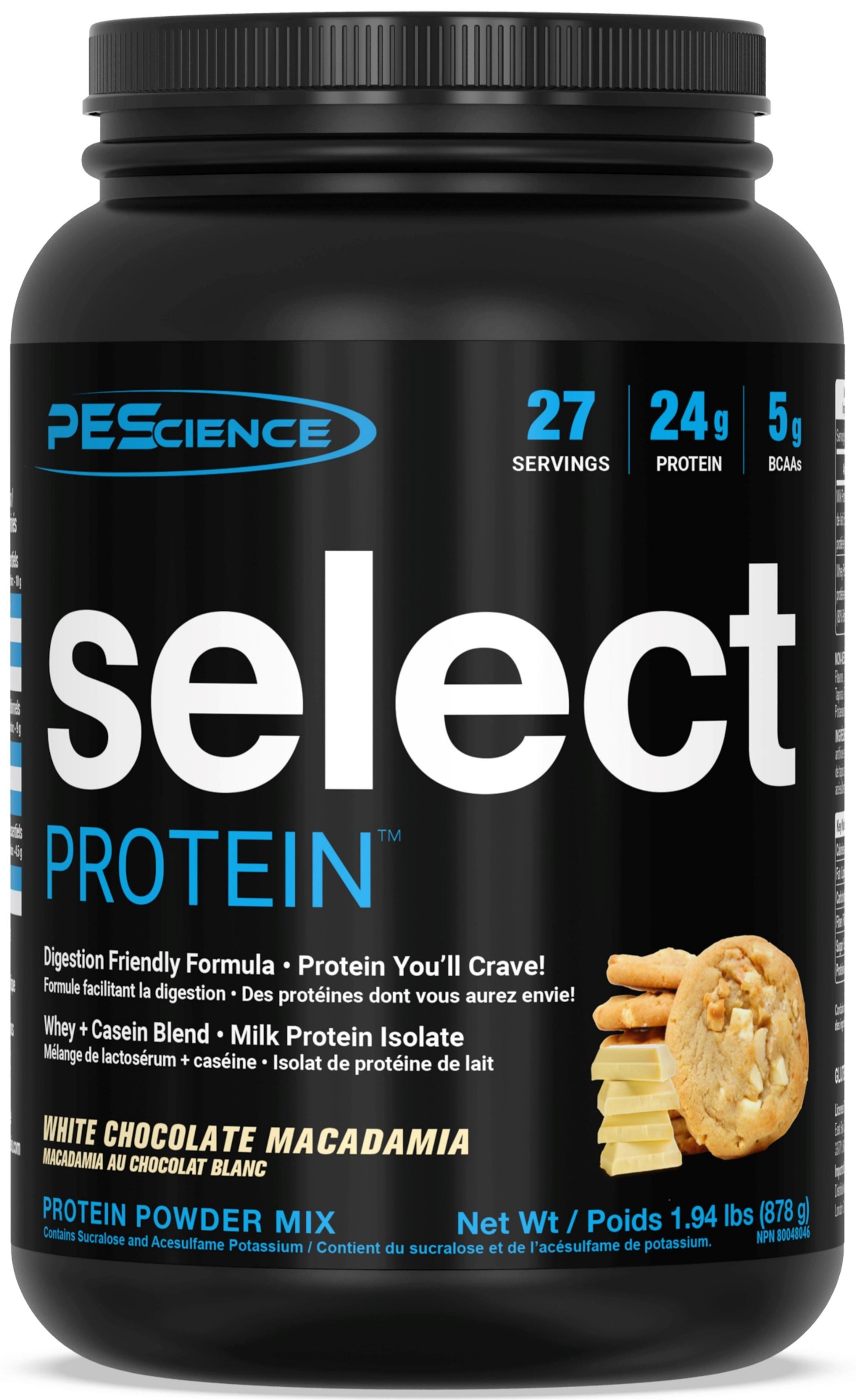 PEScienceCA Select Protein White Chocolate Macadamia 27