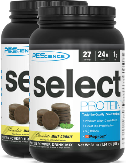 PEScienceCA Select Protein Chocolate Mint Cookie 54-55