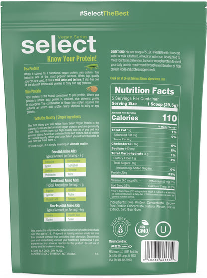 PEScienceCA Select Vegan Protein 