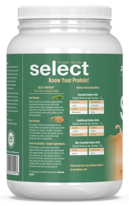 PEScienceCA Select Vegan Protein 