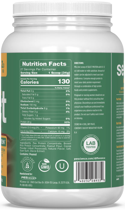 PEScienceCA Select Vegan Protein 