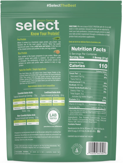 PEScienceCA Select Vegan Protein 