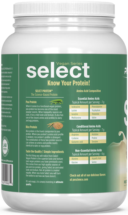 PEScienceCA Select Vegan Protein 