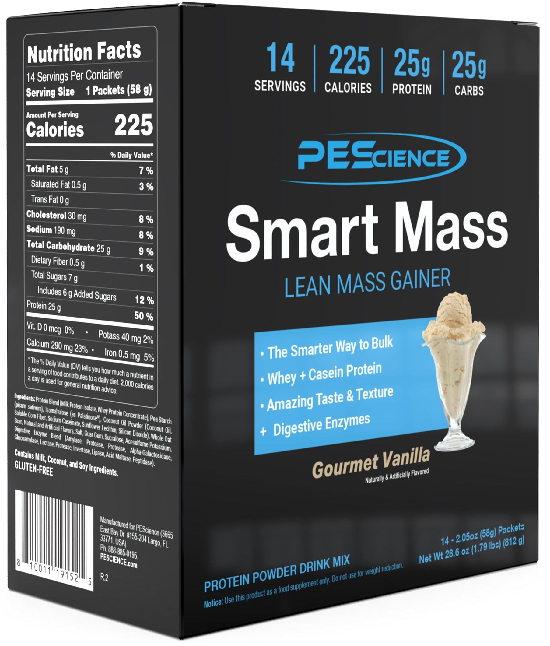 Smart Mass | Clean Lean Mass Gainer | Canada PEScience