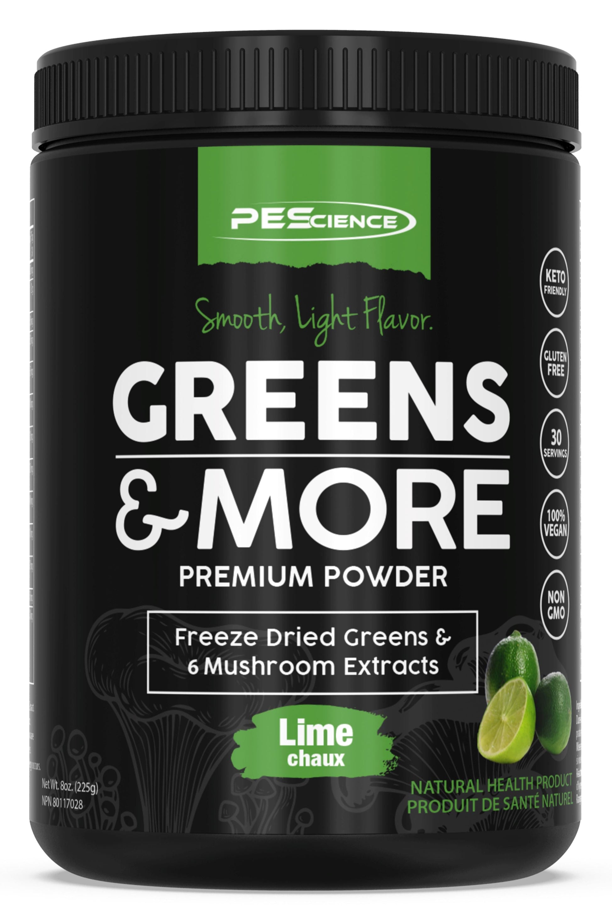Greens & More Supplement PEScienceCA Lime 30 