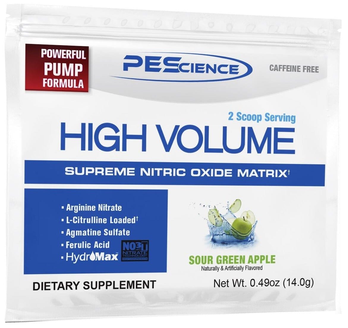 High Volume Supplement PEScienceCA Sour Green Apple 1 Sample 