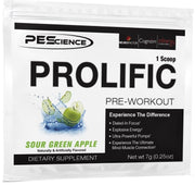 Prolific Supplement PEScienceCA Sour Green Apple 1 Sample 