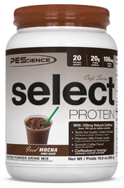 SELECT Café Series Protein Powdered Beverage Mixes Canada PEScience Iced Mocha 20 