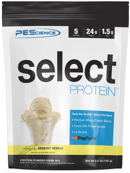 SELECT Protein Protein PEScienceCA Gourmet Vanilla 5 