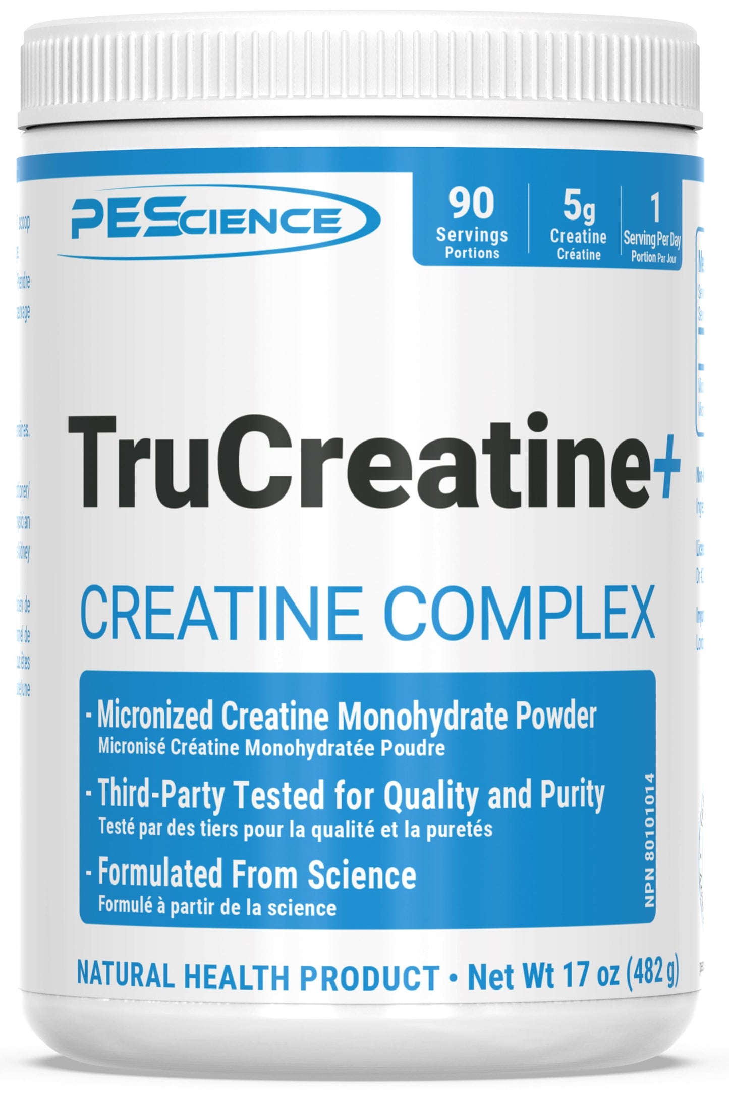 TruCreatine Powder Supplement PEScienceCA TruCreatine Powder 90 